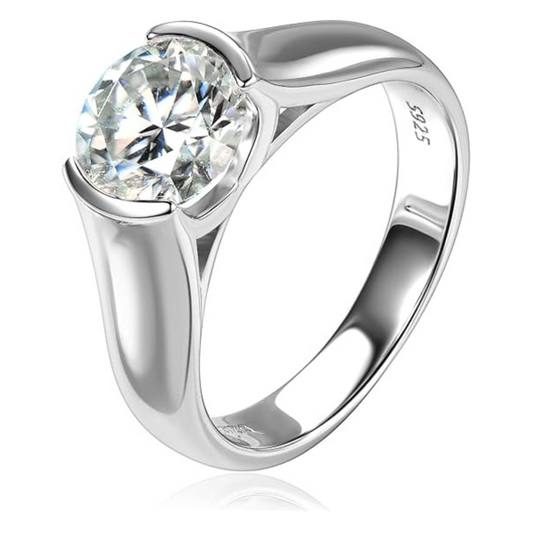 Bague Moissanite Mystique
