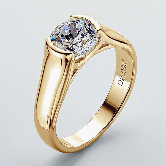 Bague Moissanite Mystique